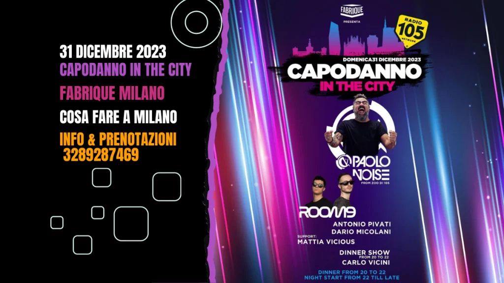 Capodanno 2024 – Fabrique Milano
