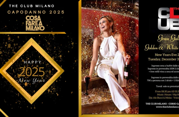 Capodanno 2025 - The club milano